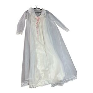 Vanity Fair 50's  Peignoir Bridal Nightgown Robe Set
